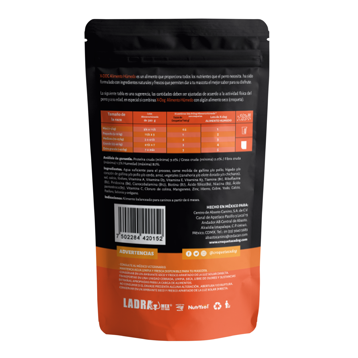 X-DOG Alimento Húmedo Pouch